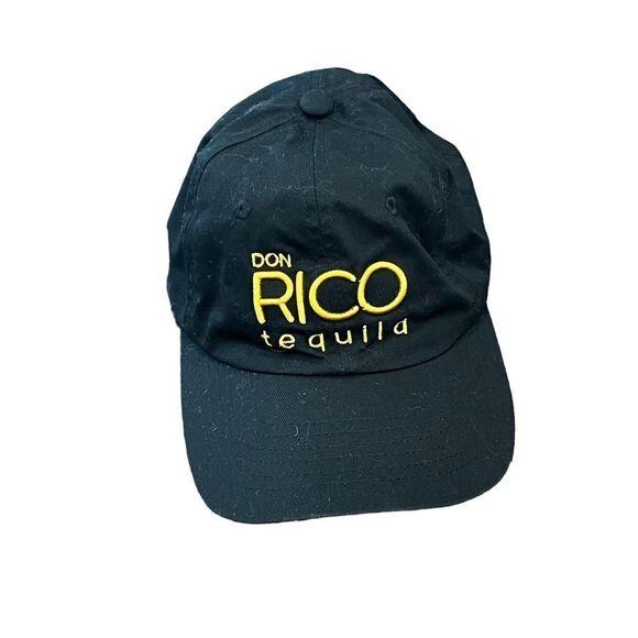 Del Rico Tequila Black & Yellow Baseball Hat - Picture 1 of 8